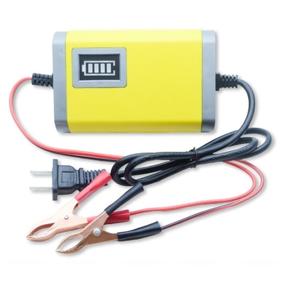 C-Power 12V 2A Cargador de batería de plomo de 3 etapas automático para automóviles y motocicletas