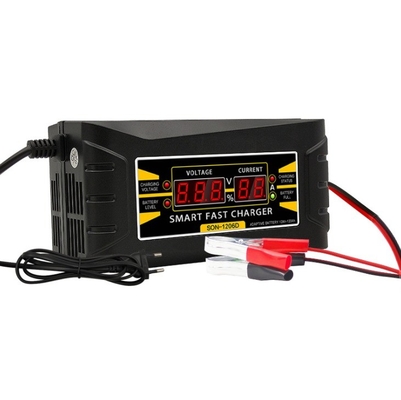 Cargador de batería inteligente de potencia C 12V 10A convertidora de salida para motocicletas y automóviles
