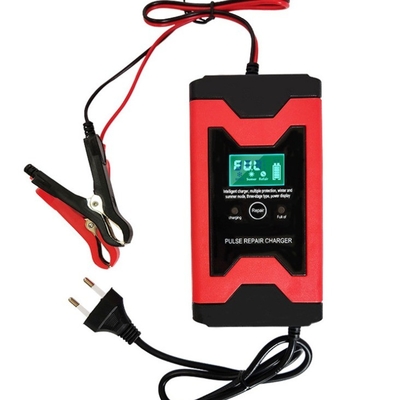 Cargador inteligente de batería de pantalla LCD 12V6A para automóviles y motocicletas por C-Power