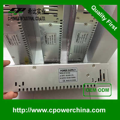 12V 1.25A 2A 3.5A 5A 8.5A 10A 15A 16.5A 20A 30A 40A Fuente de alimentación de conmutación para LED