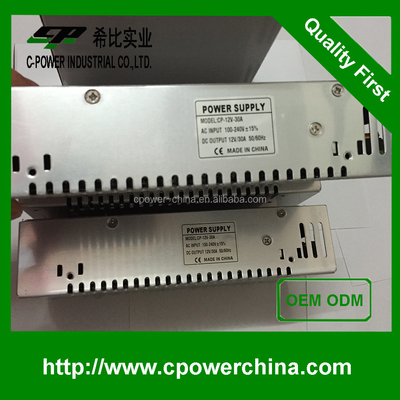 12V 1.25A 2A 3.5A 5A 8.5A 10A 15A 16.5A 20A 30A 40A Fuente de alimentación de conmutación para LED