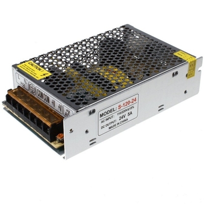 AC110V/220V Entrada C-Power 24V 5A 6.5A Fuente de alimentación de conmutación con voltaje constante