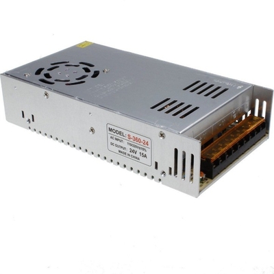 C-Power AC110V 220V DC 24V de salida única con interruptor de alimentación 12V30A 12V 30A 24V 15A 360W