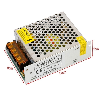 Obtenga el mejor rendimiento con la fuente de alimentación con interruptor de 12V 5A 60W de C-Power